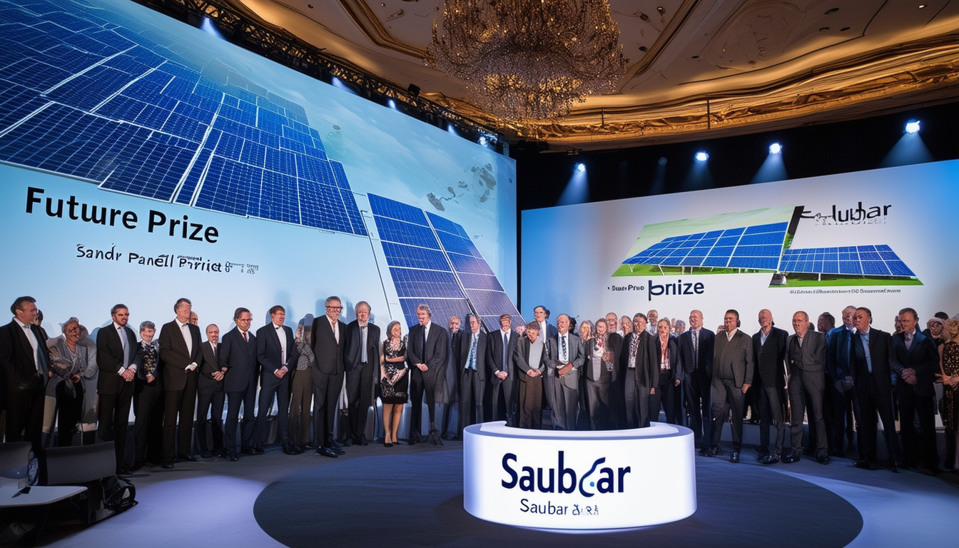 découvrez comment le projet innovant de panneaux solaires 'saubär' a remporté le prix de l'avenir, saluant son engagement envers l'énergie durable et son impact positif sur l'environnement.