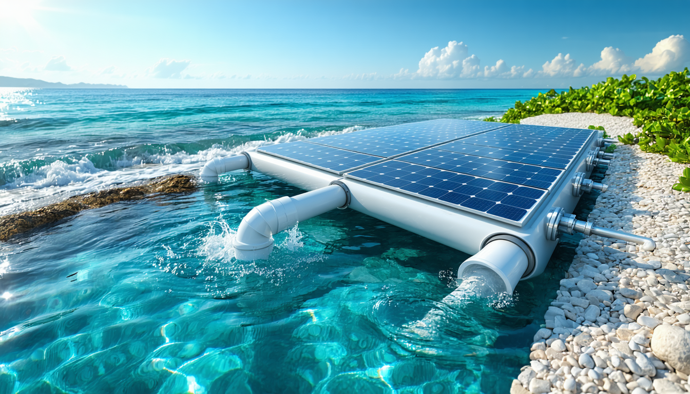 découvrez un matériau révolutionnaire qui transforme l'eau de mer en eau potable en utilisant uniquement la puissance du soleil, sans nécessiter d'électricité. une innovation durable pour un accès à l'eau potable.