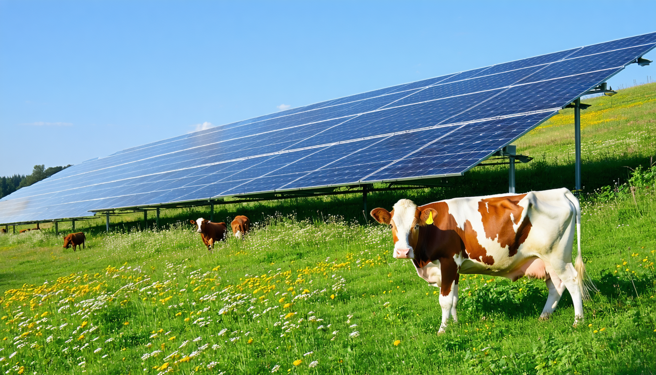 découvrez comment l'association entre l'élevage de bovins et la production d'énergie solaire favorise le développement durable et dynamise l'économie locale. analyse des avantages et synergies pour les agriculteurs et les territoires.