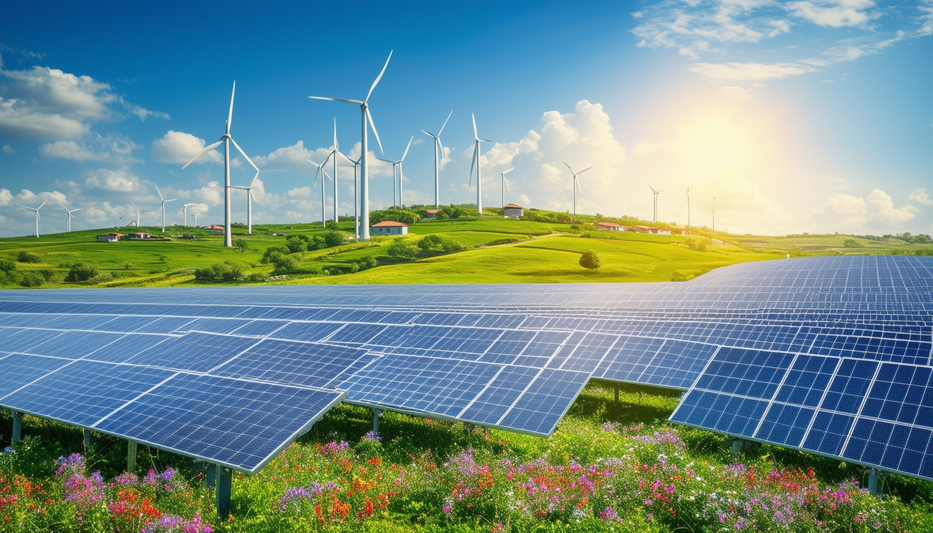 découvrez comment l'énergie solaire et éolienne offre une solution durable et accessible à tous, garantissant un avenir énergétique responsable et respectueux de l'environnement.