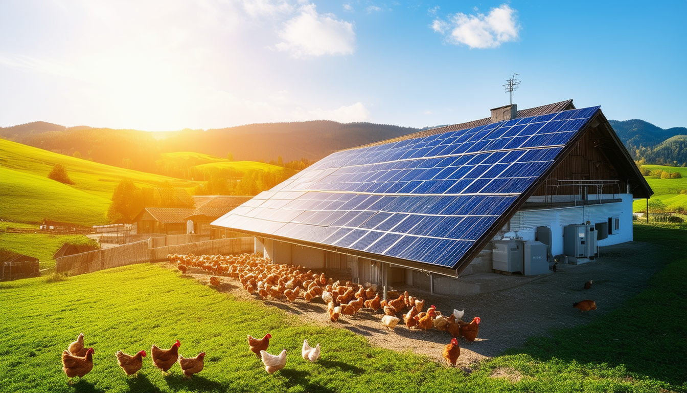 découvrez comment l'énergie solaire thermique révolutionne l'agriculture en autriche en chauffant les élevages de volailles. une solution durable qui optimise le bien-être animal et réduit les coûts énergétiques.