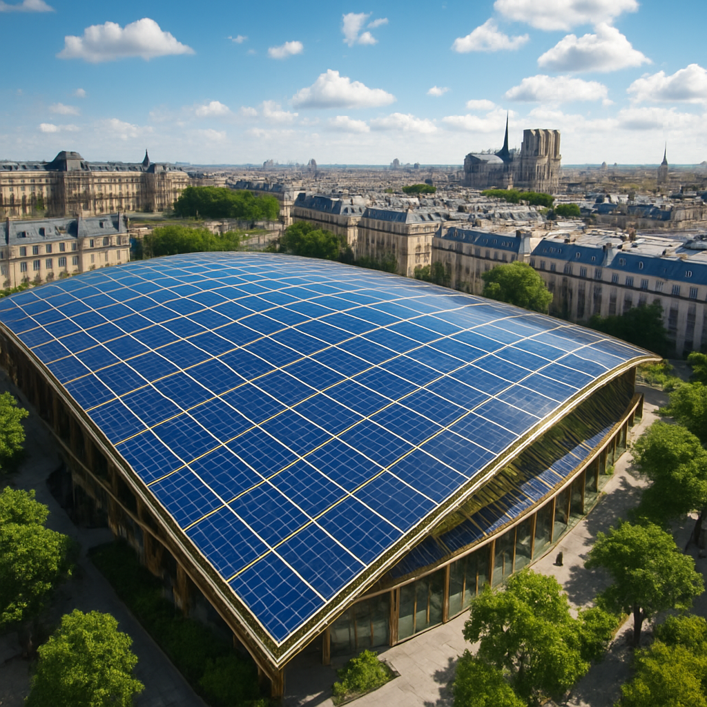 découvrez comment l'énorme centrale solaire va transformer le cœur de paris avec l'installation de panneaux photovoltaïques sur la canopée des halles. une initiative éco-responsable qui allie innovation et respect de l'environnement, tout en créant un espace urbanistique durable au sein de la capitale.