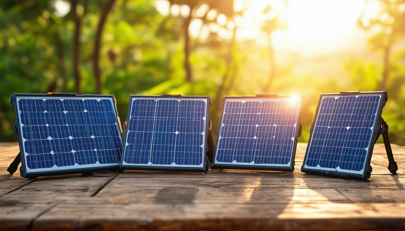 découvrez les meilleurs panneaux solaires portables de 2024 grâce à notre analyse complète et notre comparaison détaillée. idéaux pour les aventuriers et les amateurs de plein air, ces équipements écologiques vous garantissent autonomie et performance. ne ratez pas notre guide pour choisir le modèle qui répondra parfaitement à vos besoins.