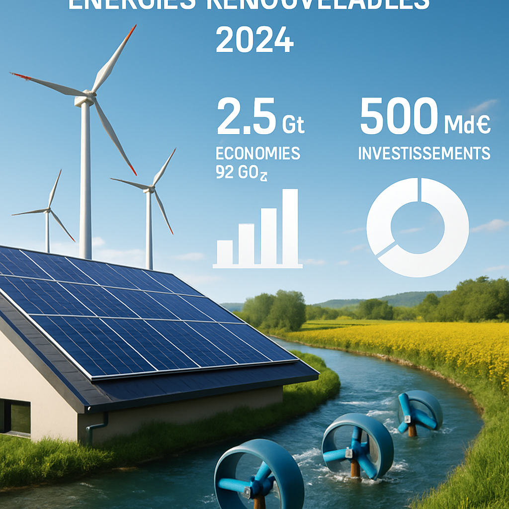 découvrez les chiffres clés des énergies renouvelables pour 2024. analysez les tendances, les avancées et les projections qui façonnent l'avenir de l'énergie durable. restez informé sur l'état des ressources renouvelables et leur impact sur l'environnement.