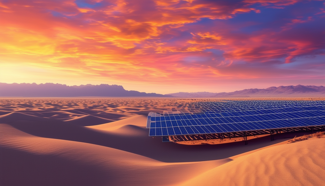 découvrez comment les déserts, souvent perçus comme des environnements inhospitaliers, recèlent un potentiel solaire inexploité. cette exploration met en lumière les opportunités énergétiques renouvelables offertes par ces vastes étendues arides, tout en soulignant l'importance de leur préservation et des défis à relever.