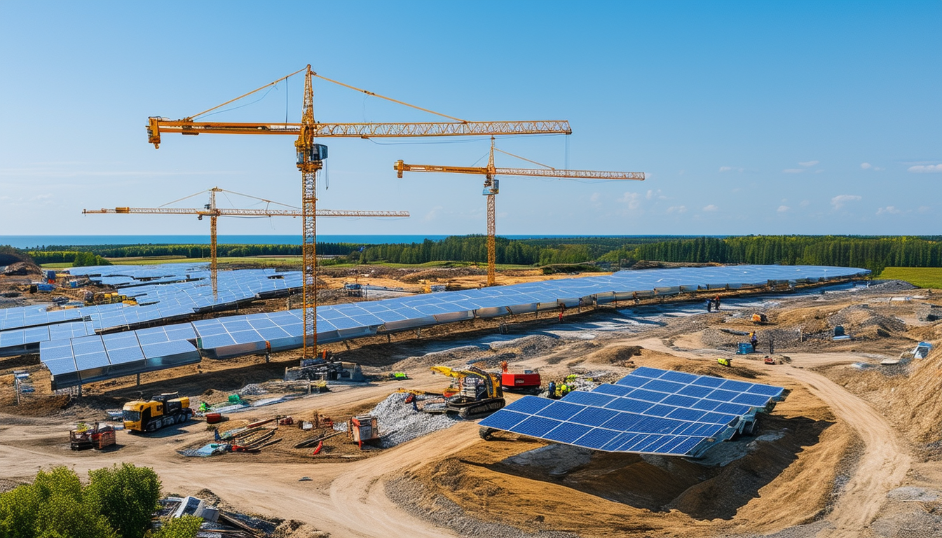 découvrez l'avancement des travaux de la centrale solaire thermique à stralsund, un projet innovant qui promet de révolutionner la production d'énergie durable dans la région. suivez les étapes clés et les découvertes marquantes de cette initiative écologique.