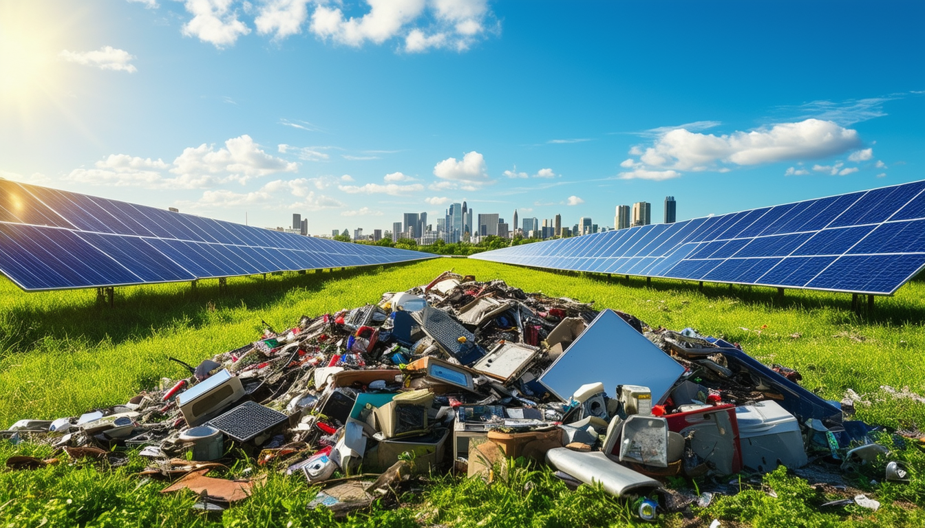 découvrez comment l'essor des panneaux solaires, bien qu'énergétiquement avantageux, entraîne une montée inquiétante des déchets électroniques. analyse des enjeux environnementaux et des solutions durables pour réduire cette problématique.