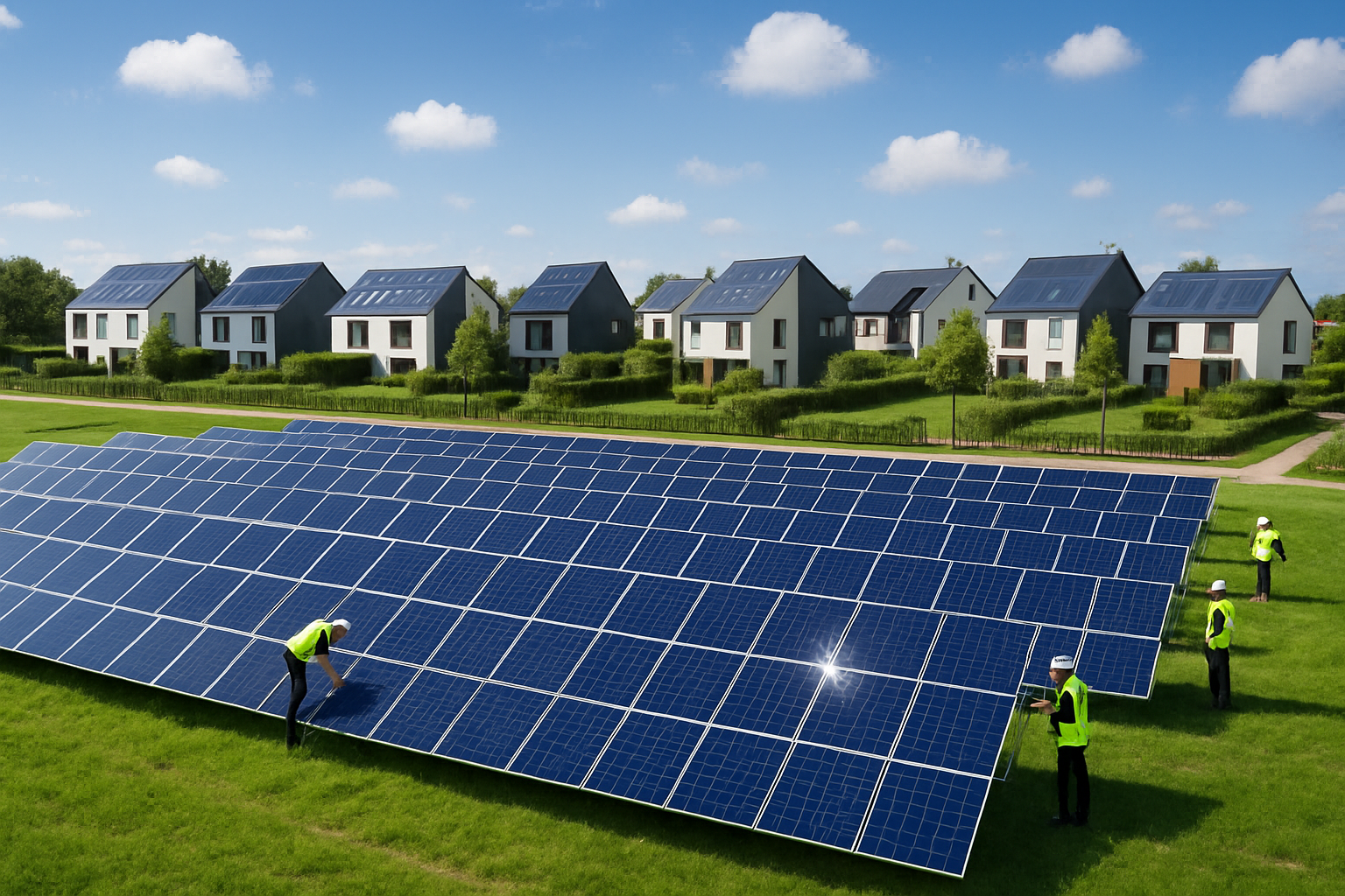 découvrez l'installation récente de 341 panneaux photovoltaïques à bétheny, destinée à alimenter quinze logements en énergie renouvelable. un projet innovant qui souligne l'engagement pour l'environnement et l'autosuffisance énergétique.