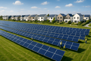 « `html Dans un projet ambitieux visant à promouvoir l’utilisation des énergies renouvelables, la commune de Bétheny a récemment initié l’installation de 341 panneaux photovoltaïques. Ce système d’énergie solaire a été conçu pour fournir une source d’électricité durable à quinze logements. […]