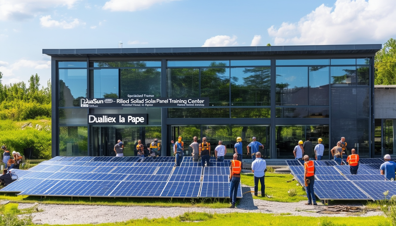 découvrez le nouveau centre de formation de dualsun à rillieux-la-pape, spécialisé dans les panneaux solaires. une initiative innovante pour développer les compétences dans le secteur des énergies renouvelables à lyon.