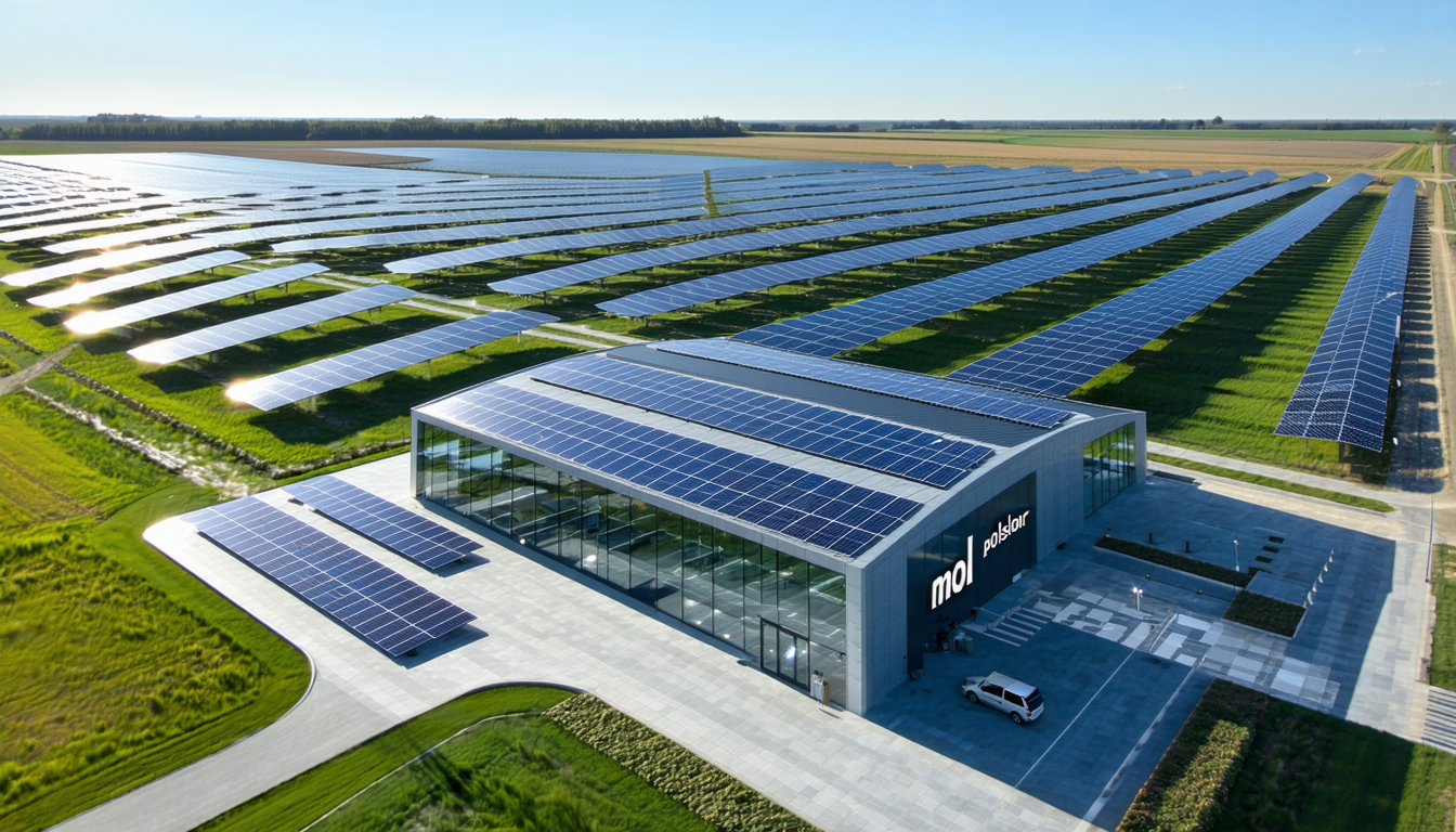 mol multiplie par quatre sa capacité en énergie solaire grâce à l'acquisition stratégique de polsolar, renforçant son engagement pour les énergies renouvelables.