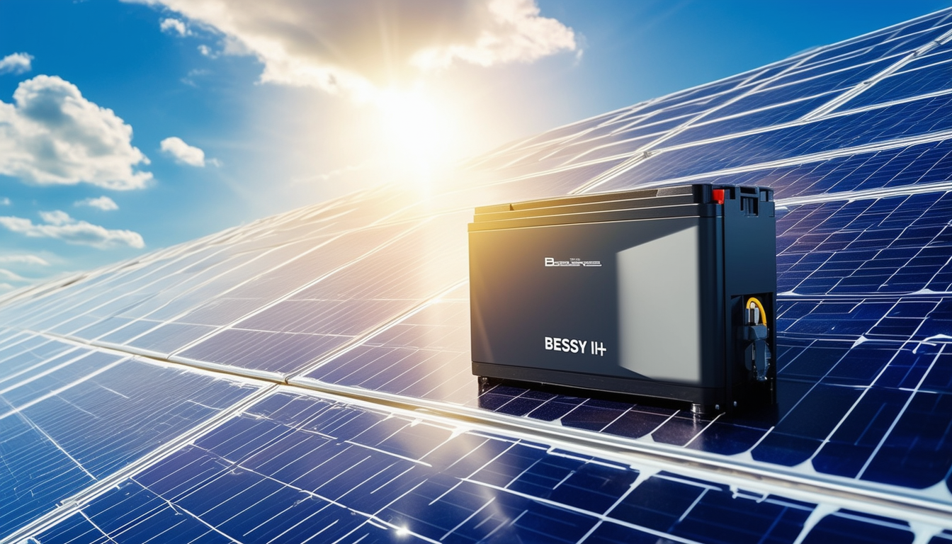 découvrez l'innovation en énergie renouvelable en observant les batteries bessy ii+ et les panneaux solaires en action. plongez dans un monde de technologie durable et apprenez comment ces systèmes interagissent pour favoriser une transition énergétique efficace.