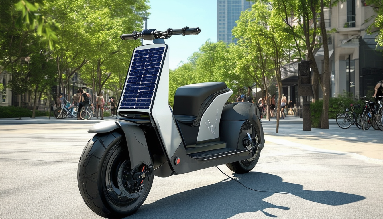 découvrez comment optimiser votre autonomie grâce à des panneaux solaires intégrés dans un scooter électrique innovant. ce mode de transport inattendu et étonnamment utile combine écologie et praticité, vous permettant de rouler en toute liberté tout en respectant l'environnement.