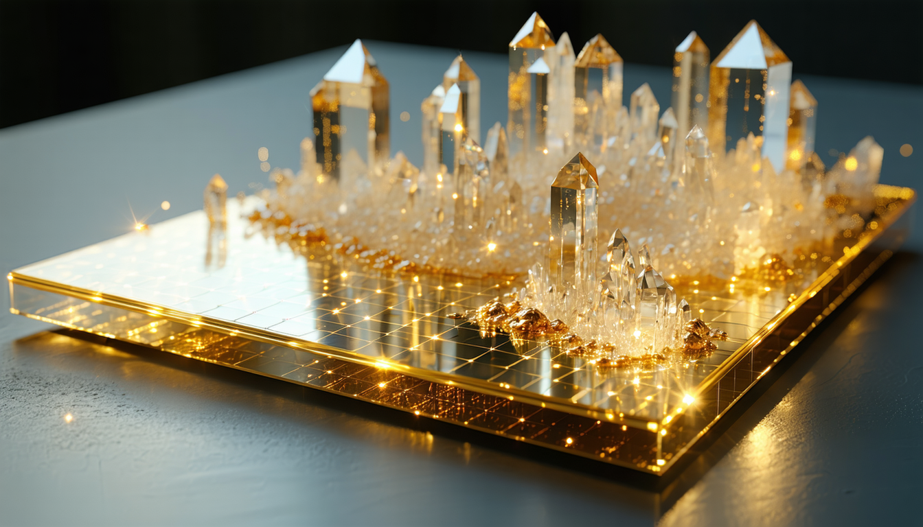 découvrez comment l'alliance unique de l'or et du cristal permet de créer une cellule solaire révolutionnaire, établissant de nouveaux records d'efficacité énergétique et ouvrant la voie à un avenir durable.