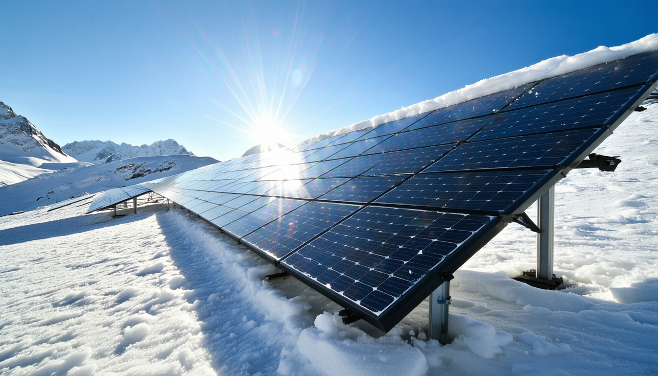 découvrez les panneaux solaires alpins suisses, une innovation unique qui fait fondre la neige pour maximiser la production d'énergie solaire même en conditions hivernales.