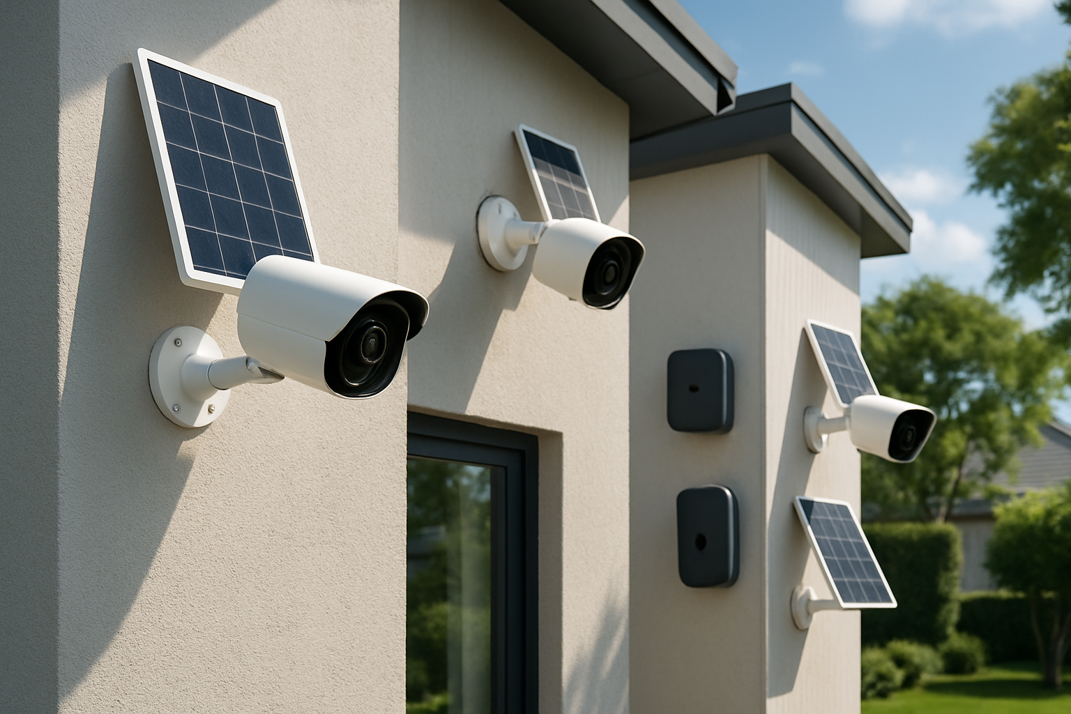 bénéficiez de 25% de réduction sur notre kit de caméras extérieures connectées, autonomes grâce à l'énergie solaire. sécurisez votre maison efficacement et écologiquement !