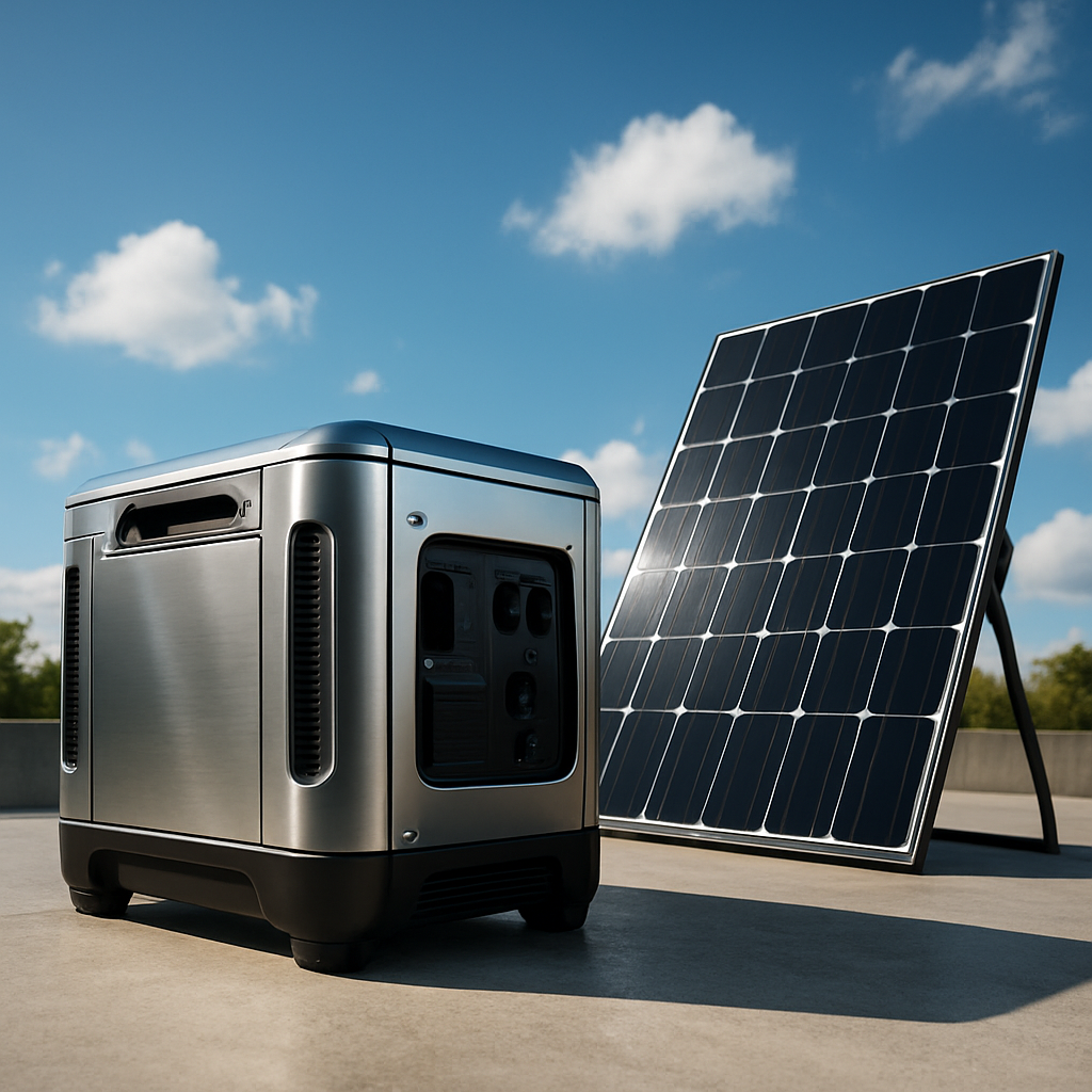 bénéficiez d'une promotion exclusive : obtenez un générateur haute performance et son panneau solaire avec une réduction immédiate de 170€. ne manquez pas cette offre limitée pour produire votre énergie facilement et à moindre coût !