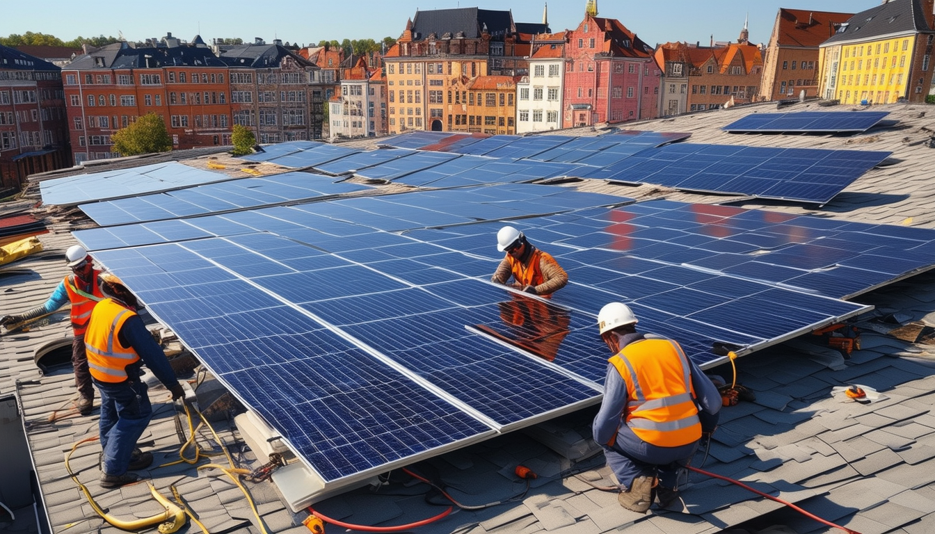 découvrez les dernières avancées des travaux d'installation de chauffage solaire à stralsund. un projet innovant qui transforme l'énergie solaire en chauffage efficace pour les habitants, favorisant ainsi la transition énergétique et le développement durable. suivez l'évolution de ce chantier prometteur!