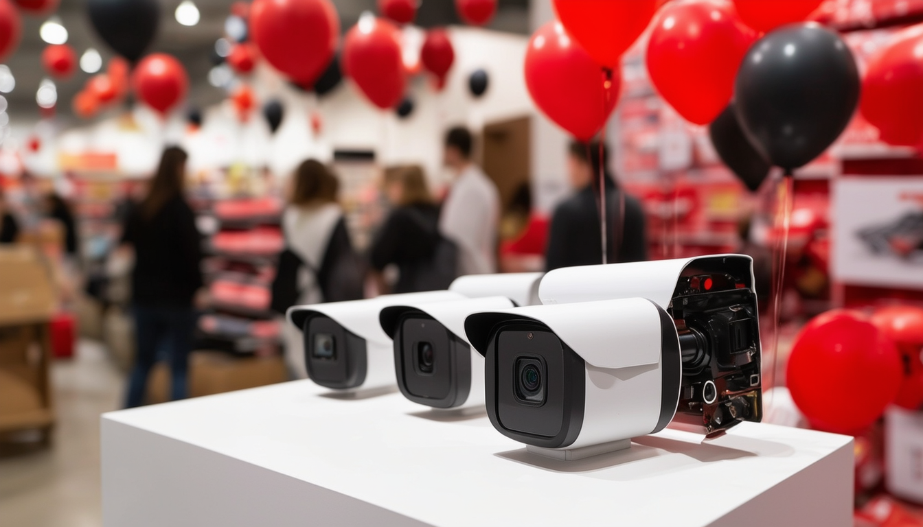 profitez d'une promotion exceptionnelle pendant la semaine du black friday ! obtenez ce pack de 2 caméras de surveillance 4k équipées de panneaux solaires et de technologie de reconnaissance faciale à un prix incroyable. ne manquez pas cette occasion de sécuriser votre domicile avec des équipements de haute technologie à prix réduit.