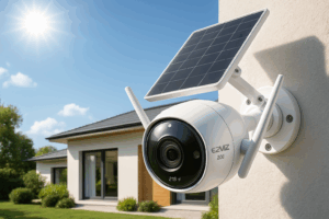 Promotion sur la caméra de surveillance EZVIZ 2K+ : profitez de 25% de réduction grâce à son panneau solaire offrant une autonomie presque infinie