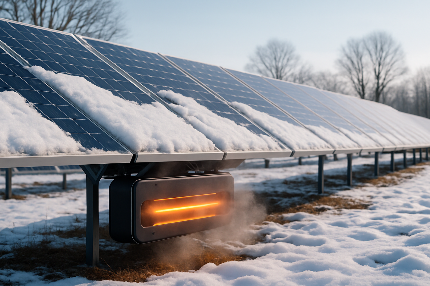 découvrez une astuce innovante pour réchauffer vos panneaux solaires en hiver et maximiser leur production d'électricité, même par temps froid.