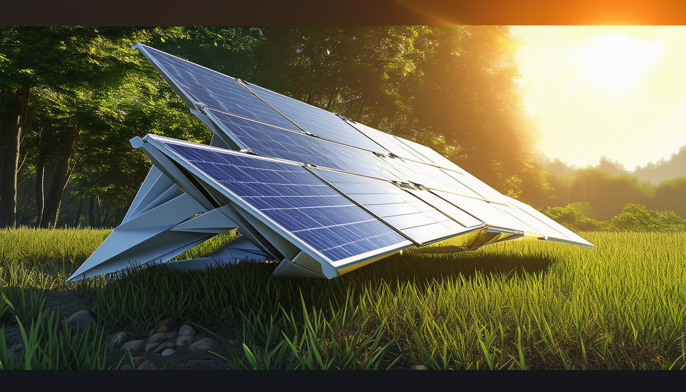 découvrez sego, le panneau solaire pliable en origami, conçu par d'anciens ingénieurs de la nasa. alliant innovation et portabilité, sego révolutionne l'énergie solaire pour un avenir durable.