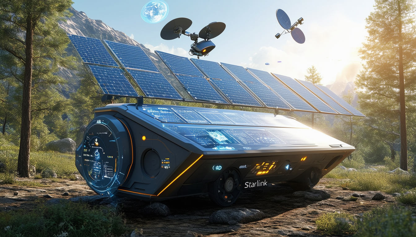 découvrez comment starlink révolutionne la connectivité avec son nouveau kit mobile équipé de panneaux solaires, offrant une solution durable pour rester connecté partout, même dans les endroits les plus reculés.