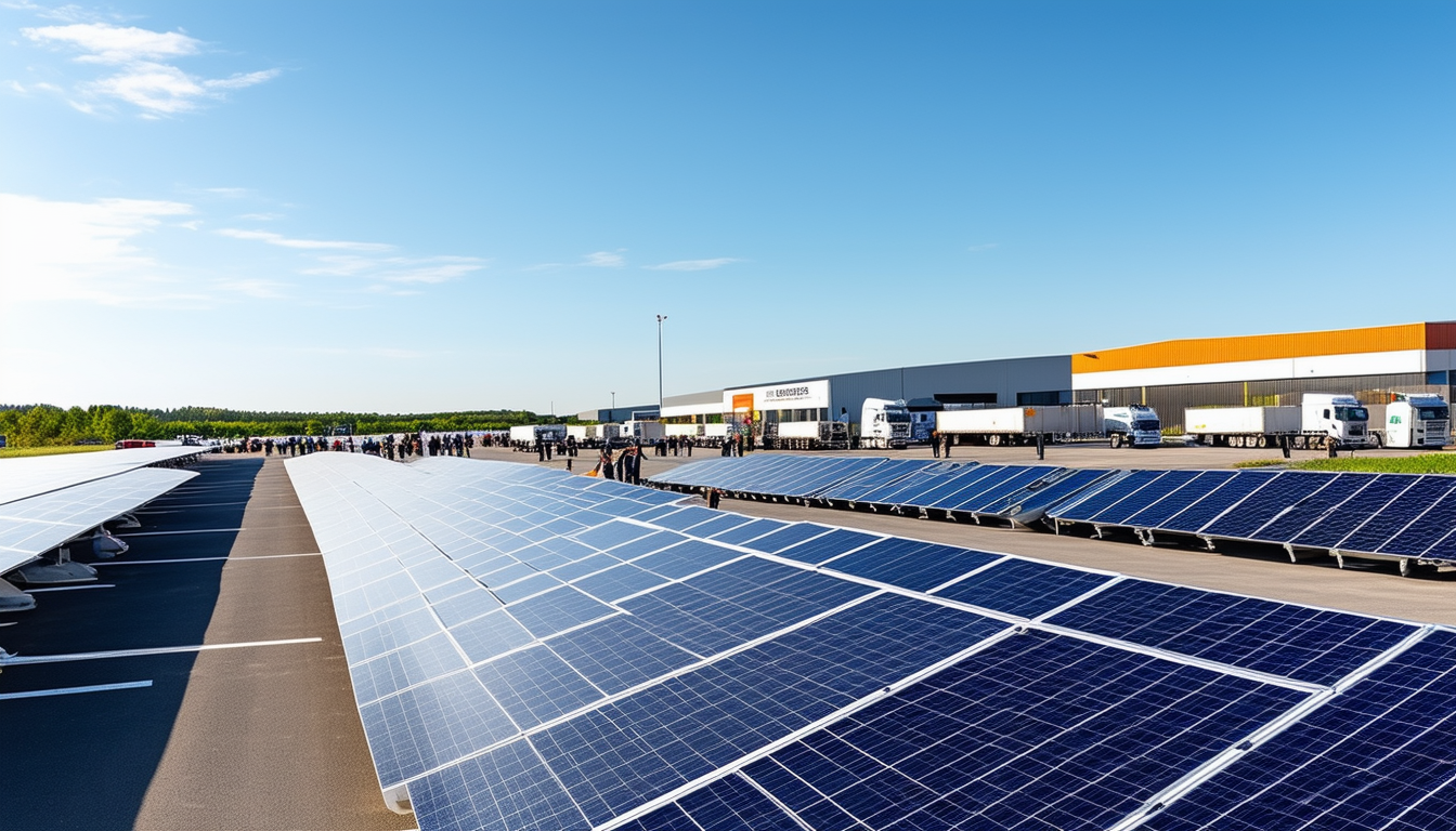 totalenergies inaugure une centrale solaire de 28,5 mwc sur les parkings de ceva logistics dans l'ain, marquant un pas significatif vers les énergies renouvelables et la durabilité. découvrez comment cette initiative contribue à la transition énergétique et à la réduction de l'empreinte carbone.