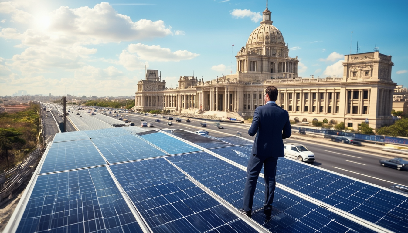 découvrez la proposition innovante de mike egger, un architecte visionnaire, qui suggère la construction d'un toit solaire au-dessus de l'autoroute pour favoriser l'énergie renouvelable. rejoignez-nous au palais fédéral pour explorer cette initiative audacieuse et son impact sur l'environnement et l'urbanisme.