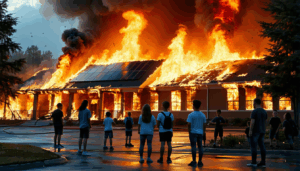 Un incendie au collège met en lumière les risques associés aux panneaux solaires