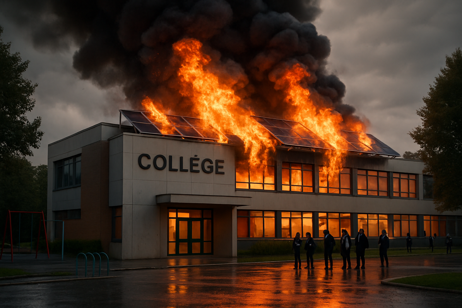 découvrez comment un incendie a ravagé le toit d'un collège à la suite de défaillances de panneaux solaires. analyse des causes, des conséquences et des mesures de sécurité à adopter pour éviter de tels drames à l'avenir.