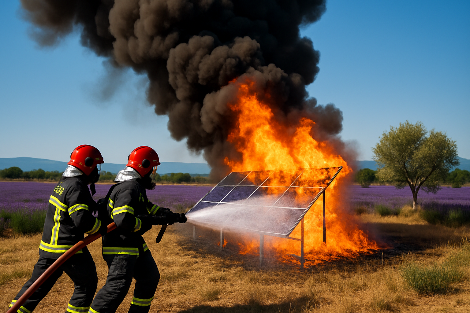 un incendie s'est déclaré suite à un panneau solaire prenant feu dans le vaucluse. les pompiers sont rapidement intervenus pour maîtriser la situation et éviter la propagation des flammes. découvrez les détails de cet incident et les mesures prises par les autorités.