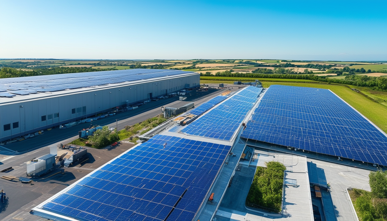 découvrez comment un partenariat innovant en france transforme les toits des centres logistiques en véritables centrales solaires, alliant durabilité et efficacité énergétique.