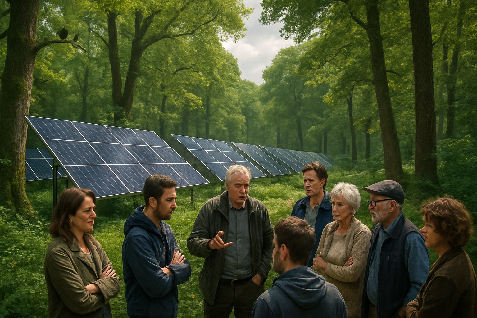 découvrez les préoccupations des habitants du maine-et-loire face à un projet de centrale solaire qui s'implante au cœur de leur forêt. un débat sur l'environnement et l'impact local en pleine effervescence.