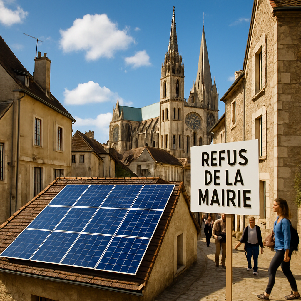 découvrez comment le tribunal a confirmé le refus de la mairie concernant un projet de panneau solaire en basse ville de chartres. analyse des enjeux environnementaux et urbains liés à cette décision.