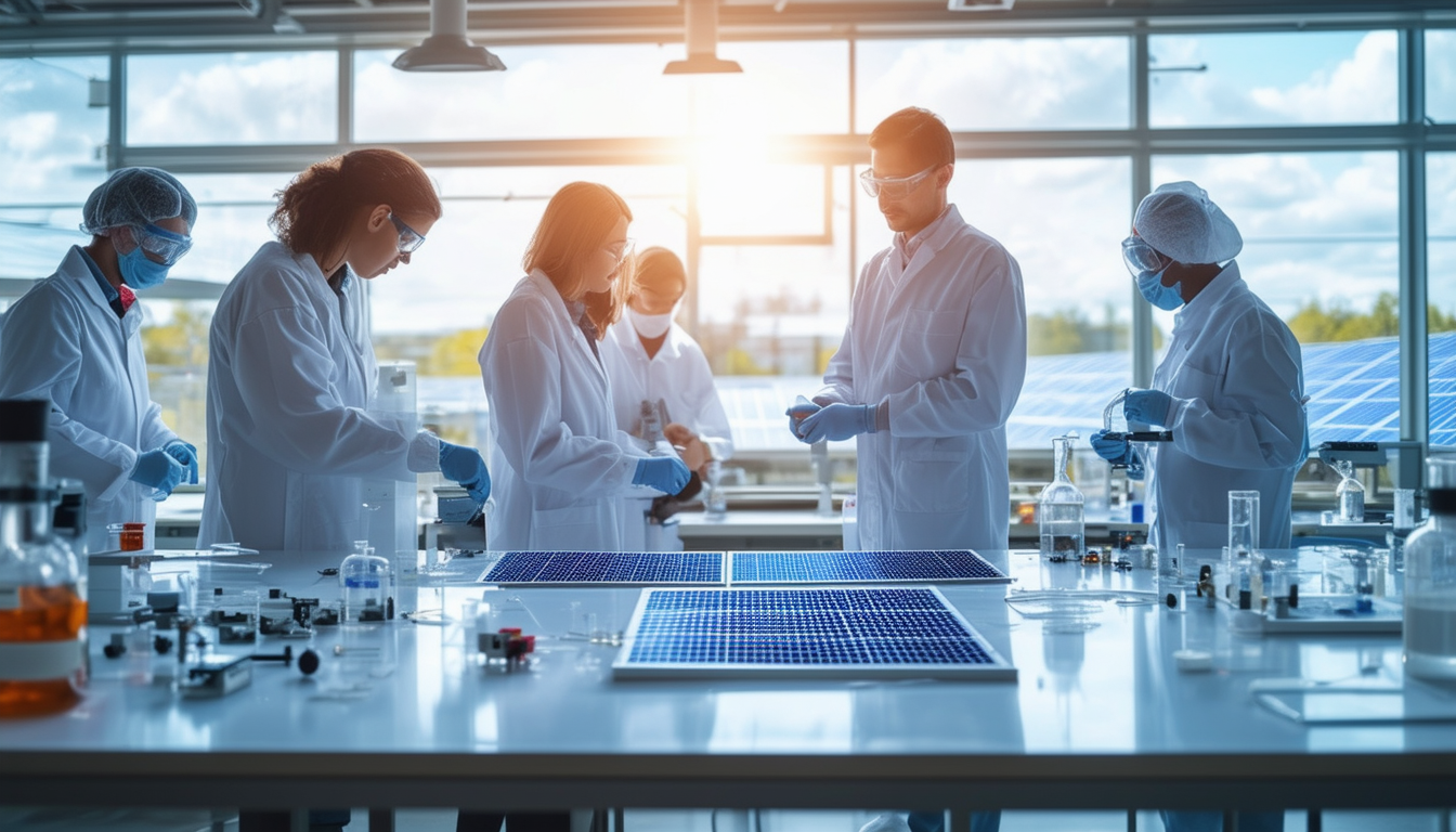 découvrez un projet de recherche international innovant consacré aux cellules solaires en halogénures de pérovskite, visant à révolutionner l'énergie renouvelable avec des technologies de pointe pour une transition énergétique durable.