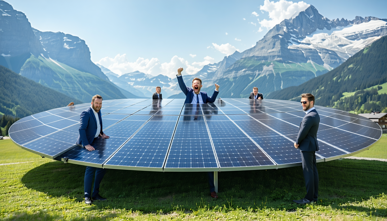 découvrez comment un projet solaire en suisse est devenu la cible de moqueries, suscitant l'incompréhension d'un expert qui le qualifie d'absurde. explorez les enjeux et les réactions suscitées par cette initiative énergétique.