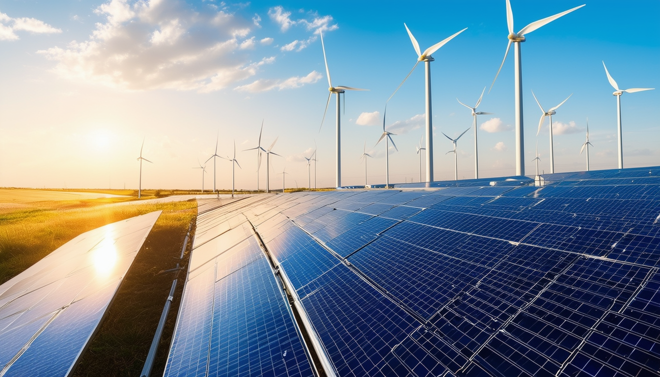 découvrez la centrale révolutionnaire qui transforme le paysage énergétique avec 25 millions de panneaux solaires et 3 000 turbines, générant une énergie inédite et durable. plongez dans l'avenir de l'énergie verte et apprenez comment cette initiative ambitieuse contribue à la protection de notre planète.
