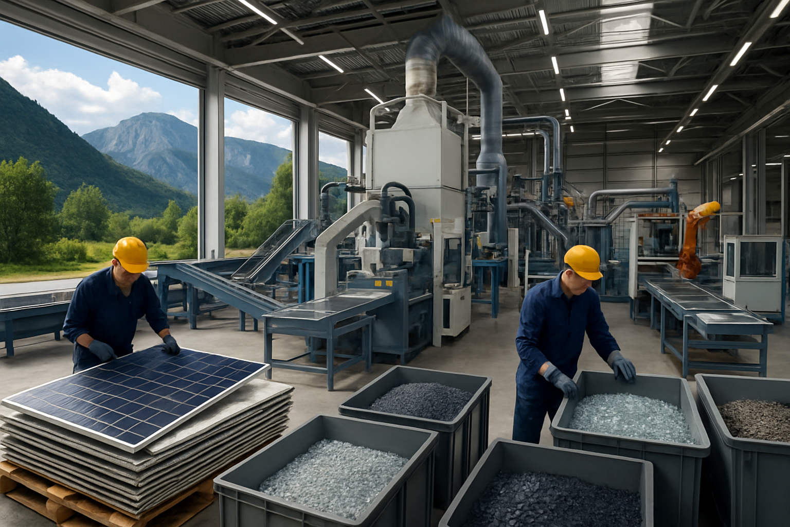 une entreprise de l'isère recycle 90 % des composants des panneaux solaires, révolutionnant ainsi l'économie circulaire et promouvant un avenir durable en france.