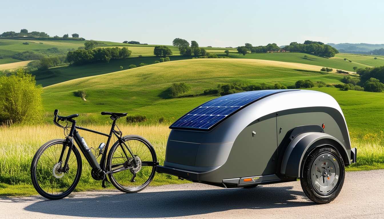 découvrez l'innovation d'une entreprise vendéenne qui conçoit des remorques à vélo équipées de panneaux solaires, alliant mobilité verte et énergies renouvelables pour des déplacements respectueux de l'environnement.