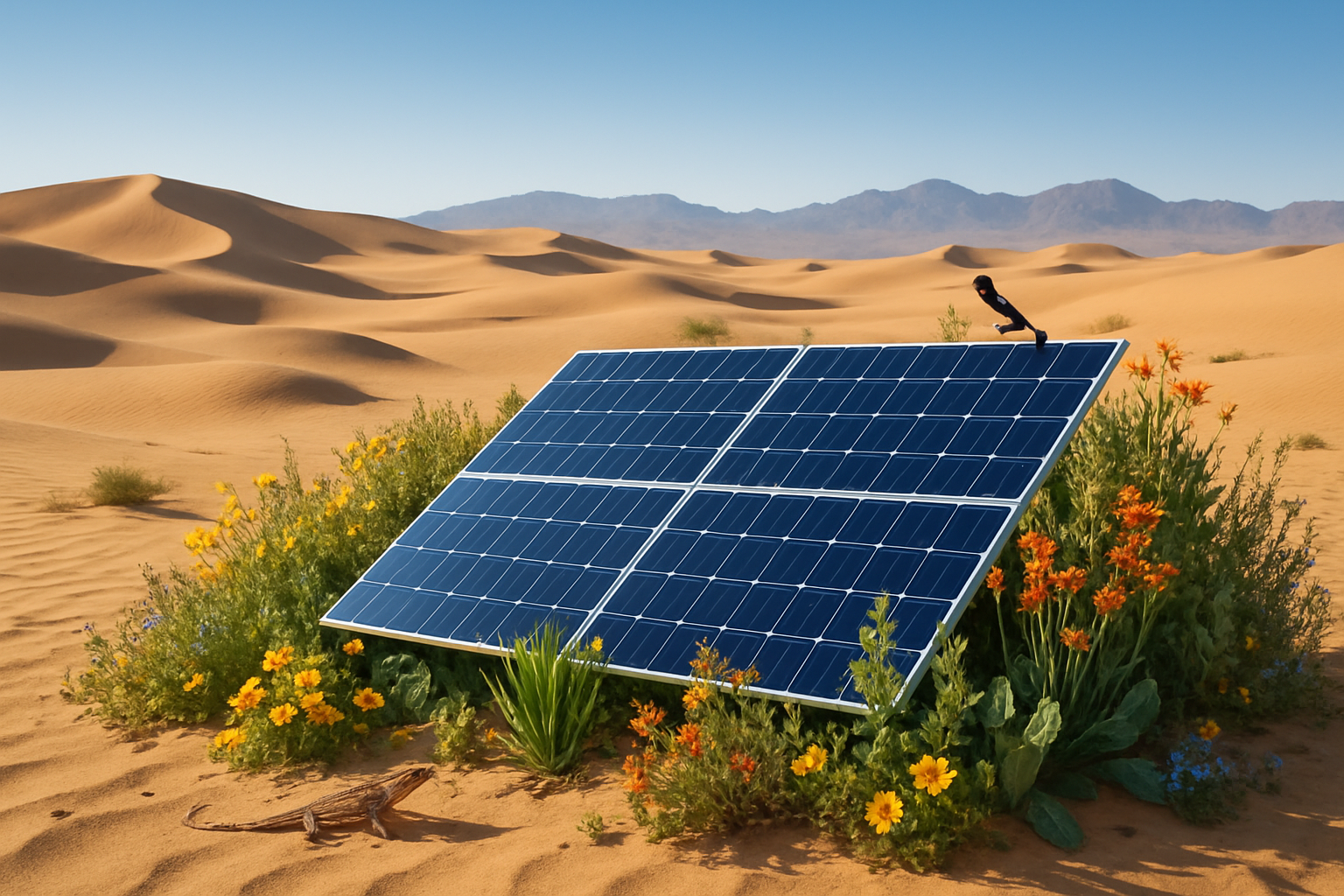 découvrez comment une étude récente montre que l'installation de panneaux solaires dans les déserts pourrait non seulement produire de l'énergie propre, mais aussi contribuer à la revitalisation et au développement des écosystèmes désertiques.