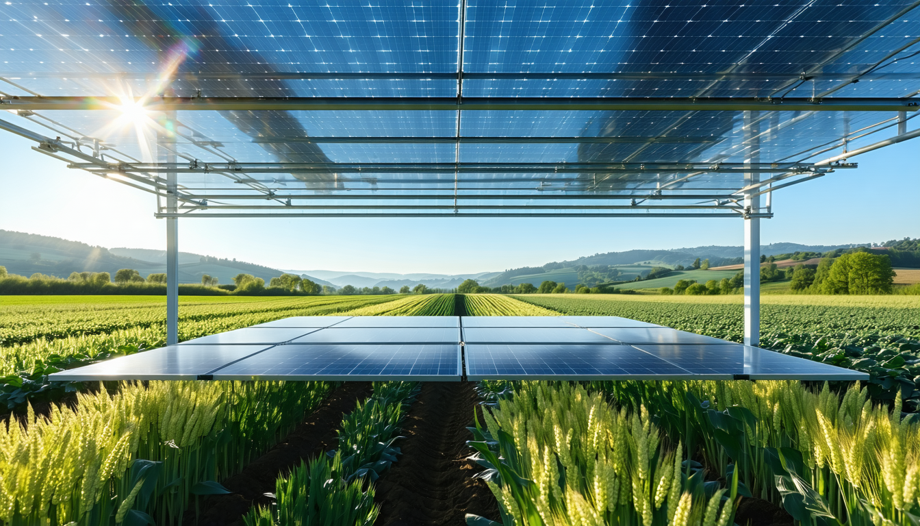 découvrez l'innovation révolutionnaire en france : des panneaux solaires conçus pour laisser passer la lumière, favorisant ainsi la croissance des cultures. une solution durable qui allie agriculture et écologie.