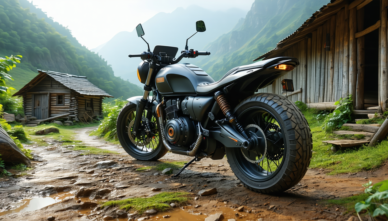 découvrez une moto révolutionnaire conçue pour les zones isolées, offrant autonomie énergétique et facilitant la vie dans les régions sans routes ni électricité.