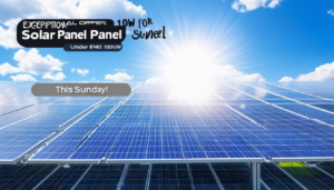 Ce dimanche, une promotion exceptionnelle est mise en avant pour les passionnés d’énergie renouvelable : un panneau solaire de 100W à moins de 40 euros. Cette offre, combinée à des promotions supplémentaires, donne l’opportunité de s’équiper à un prix très […]