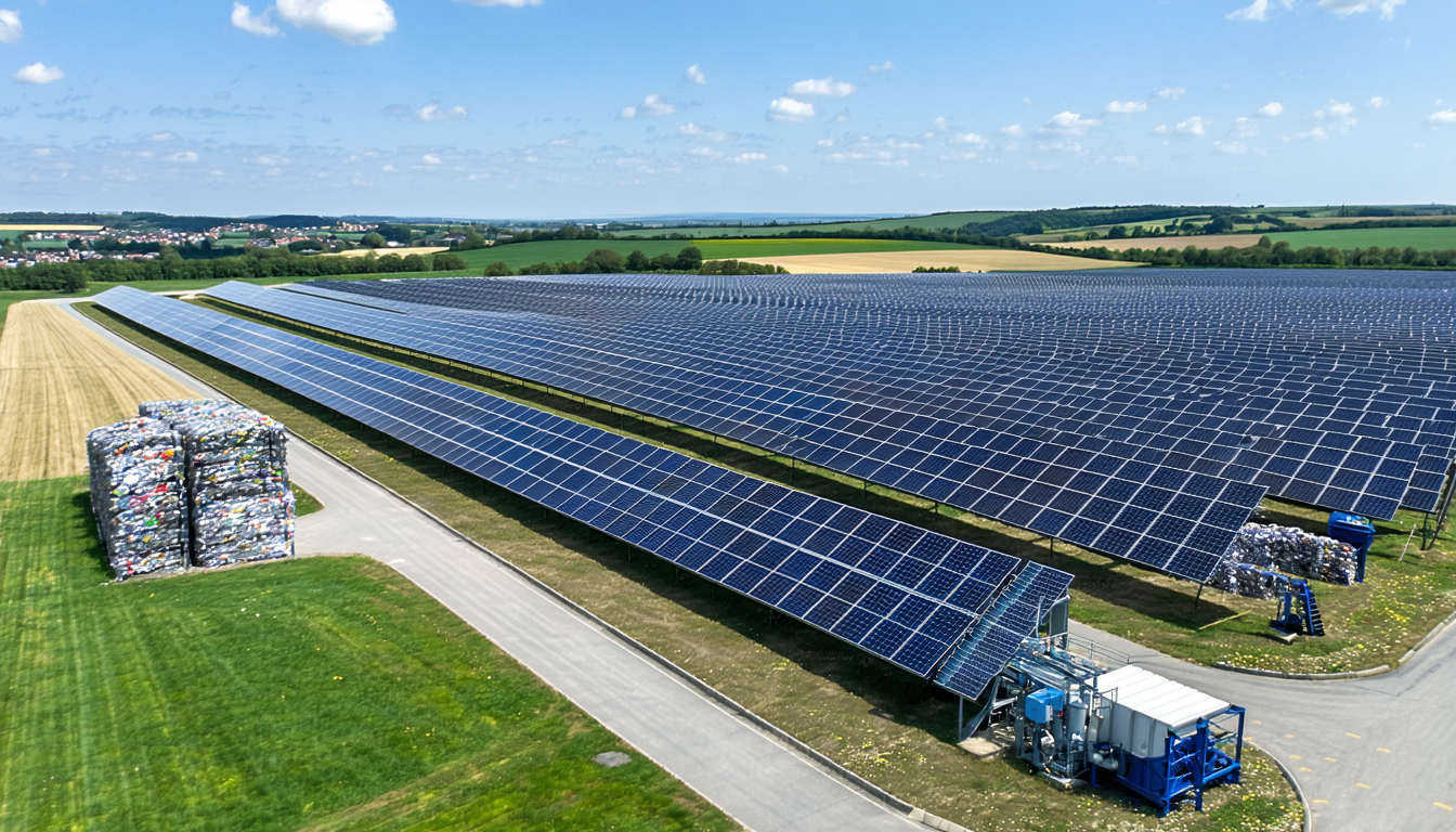 découvrez une vaste ferme solaire innovante près de lorient, qui transforme des déchets en énergie renouvelable. une initiative écologique qui allie développement durable et production d'électricité verte, contribuant ainsi à un futur plus propre et responsable.