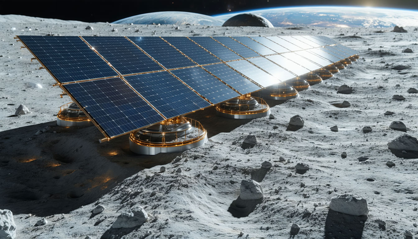 découvrez comment le régolithe lunaire, cette poussière unique de la lune, peut être transformé en un matériau innovant pour la construction de panneaux solaires. explorez les avancées technologiques et les bénéfices environnementaux de cette ressource spatiale prometteuse.