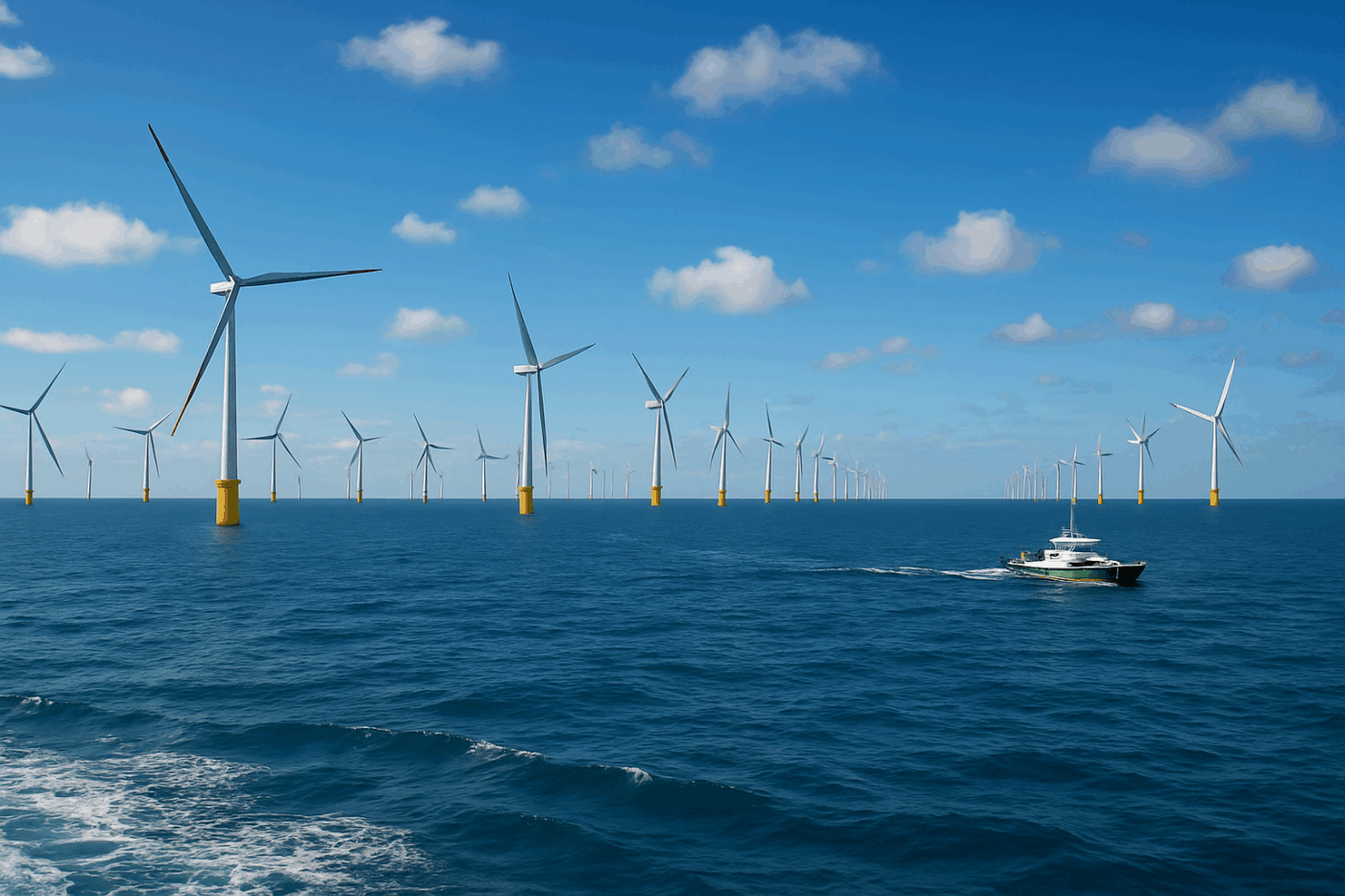 découvrez comment valemo gère l'exploitation et la supervision des 61 turbines du parc éolien en mer de yeu-noirmoutier, garantissant une production d'énergie renouvelable efficace et durable.