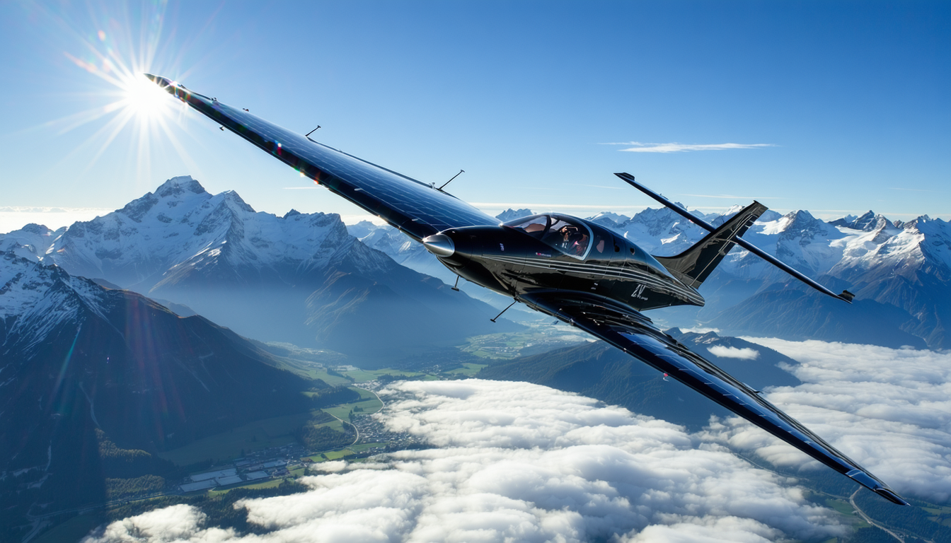 découvrez comment un avion solaire bat des records en survolant les alpes à 9500 mètres d'altitude, marquant une avancée prometteuse vers des vols plus écologiques et durables.