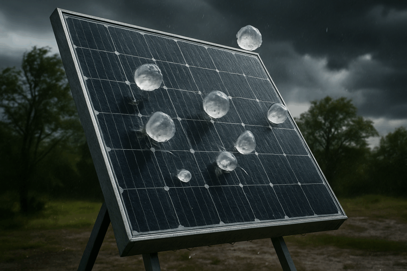 découvrez le nouveau panneau solaire ultra-résistant de voltec solar, conçu pour supporter des grêlons géants jusqu'à 55 mm et garantir une performance durable même dans des conditions météorologiques extrêmes.