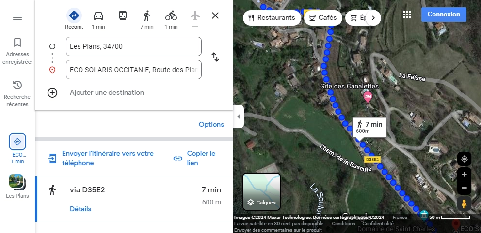 Devis panneau solaire à Les Plans